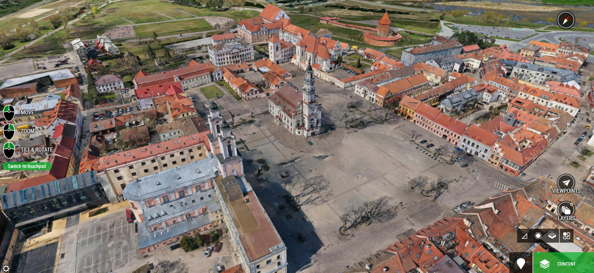 Look around Kaunas in 3D